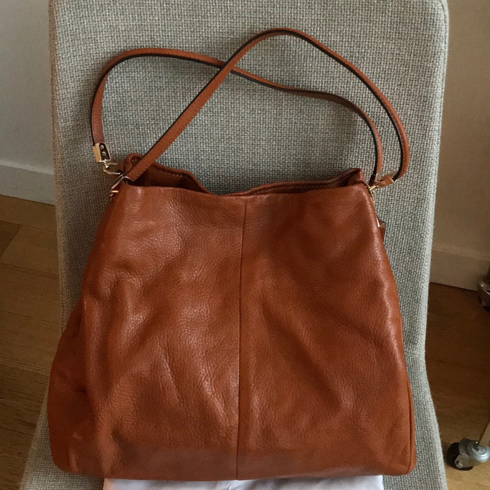 Coach Edie Leather Shoulder Bag